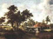 Wooded Landscape with Water Mill